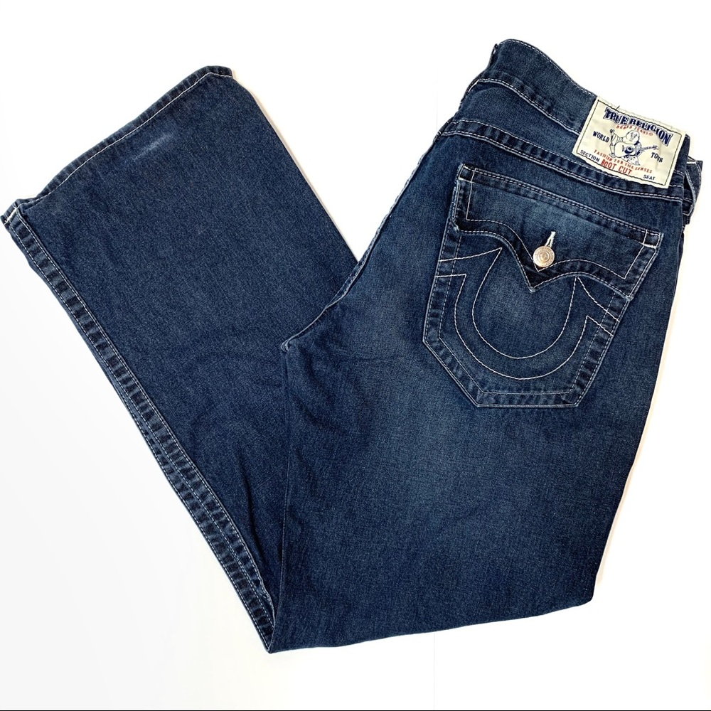 **SOLD** True Religion Mens Boot Cut Jeans Size 40 - Picture 1 of 7